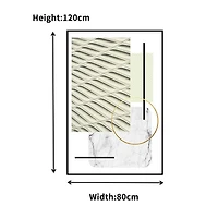 Metro Alloy Matt - Black Frame Wall Art