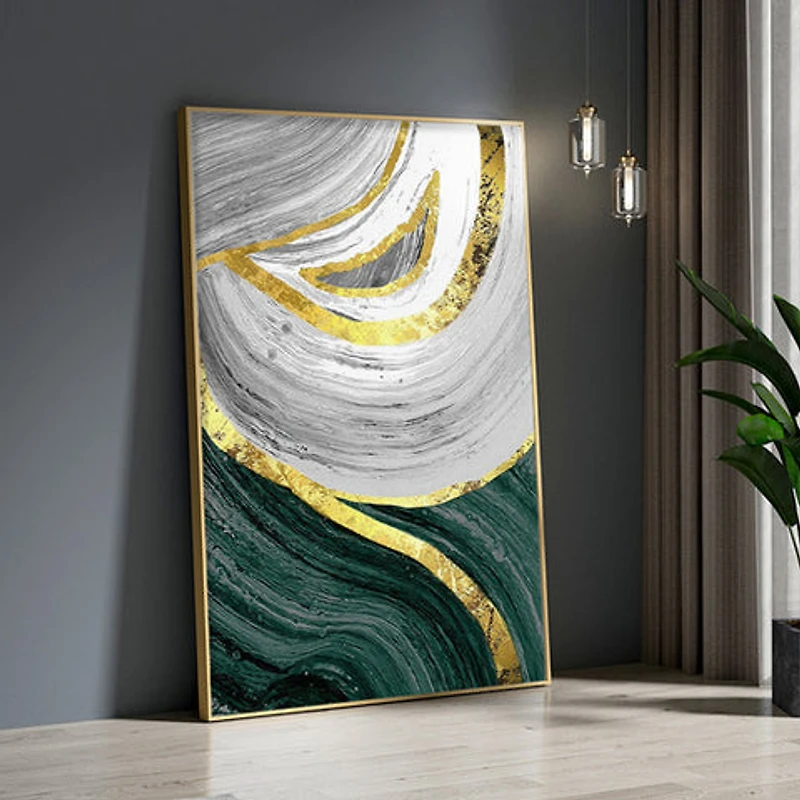 Elegance Alloy Matt - Golden Frame Wall Art