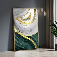 Elegance Alloy Matt - Golden Frame Wall Art