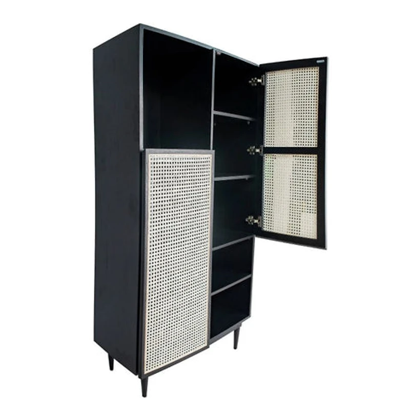 Cane Bookcase - Greater Vancouver Furniture