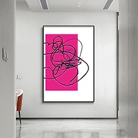 Sydney Alloy Matt - Black Frame Wall Art