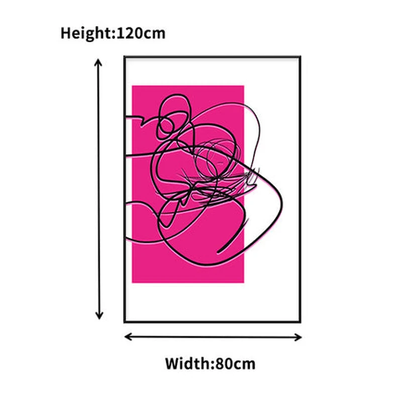 Sydney Alloy Matt - Black Frame Wall Art