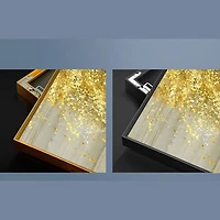 Holiday Set of 5 Alloy Matt - Black Frame Wall Art