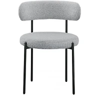 Ronda Dining Chair Boucle Fabric