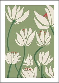 Bellisa Set of 5 Alloy Matt - Black Frame Wall Art