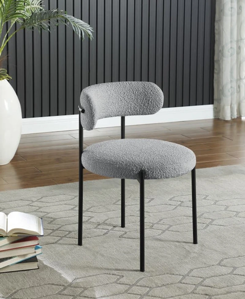 Ronda Dining Chair Boucle Fabric