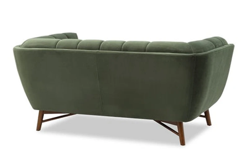 Kitsilano Loveseat - Velvet Forest Green #104