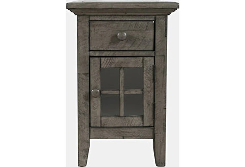 Rustic Shores Power Chairside Table - Stone