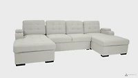 Alonso Sleeper U-shaped sectional - Oatmeal