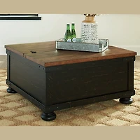 Valebeck Coffee Table with Lift Top