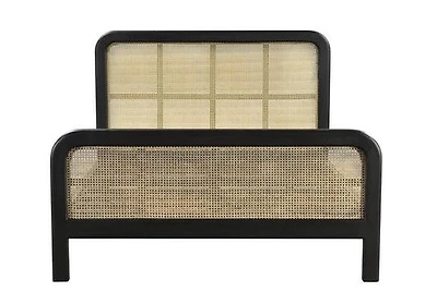 Cane Oval Queen Bed