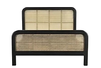 Cane Oval Queen Bed