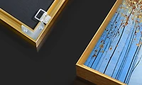 Brighton Beach Set of 6 Alloy Matt - Black Frame Wall Art