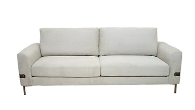 Chandler Corduroy Fabric Sofa - Horizontal Lines