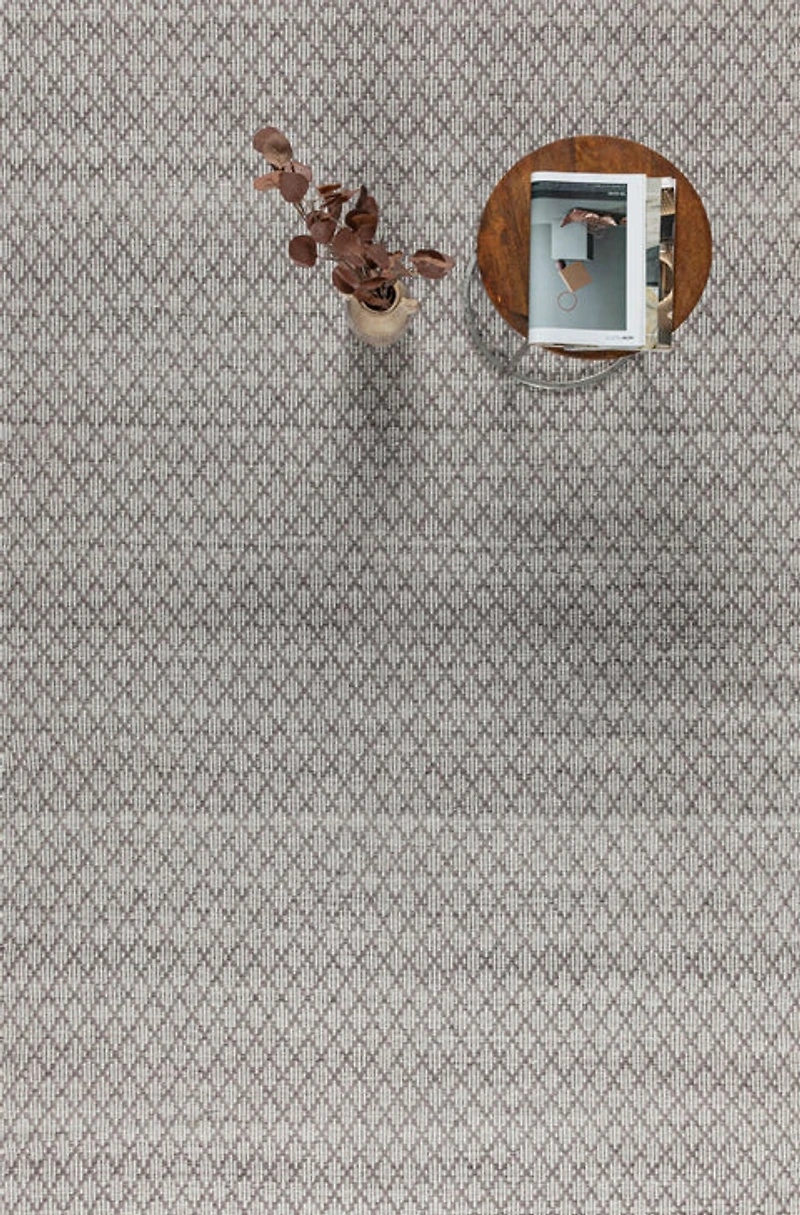 COSCO HAND WOVEN RUG TAUPE/IVORY