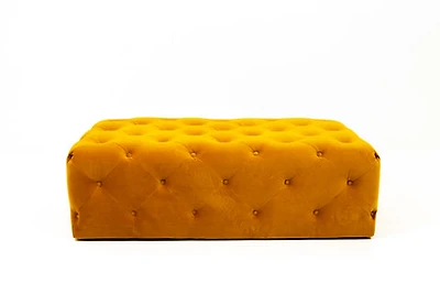 Maja Tufted Ottoman - Dijon