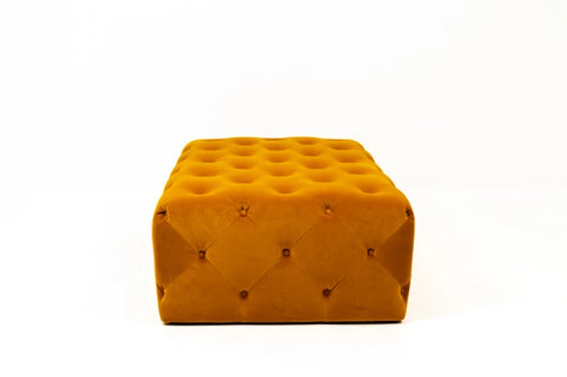 Maja Tufted Ottoman - Dijon