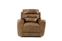 Marcella Genuine Leather Power Recliner Chair