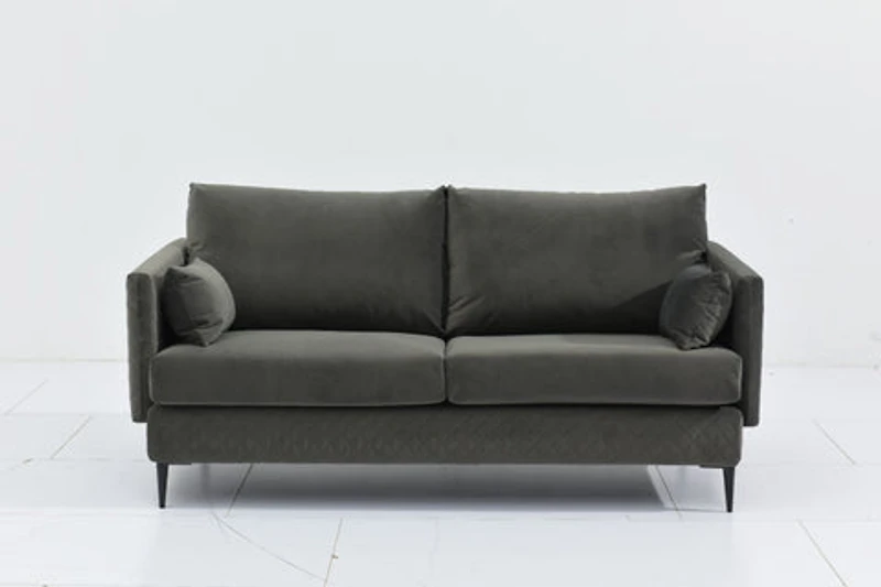 Nico Fabric Loveseat - Grey
