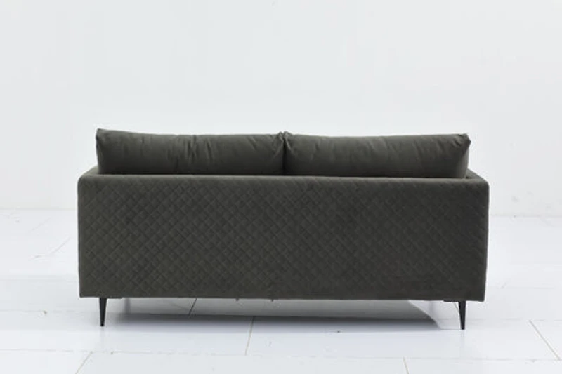 Nico Fabric Loveseat - Grey
