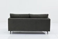 Nico Fabric Loveseat - Grey