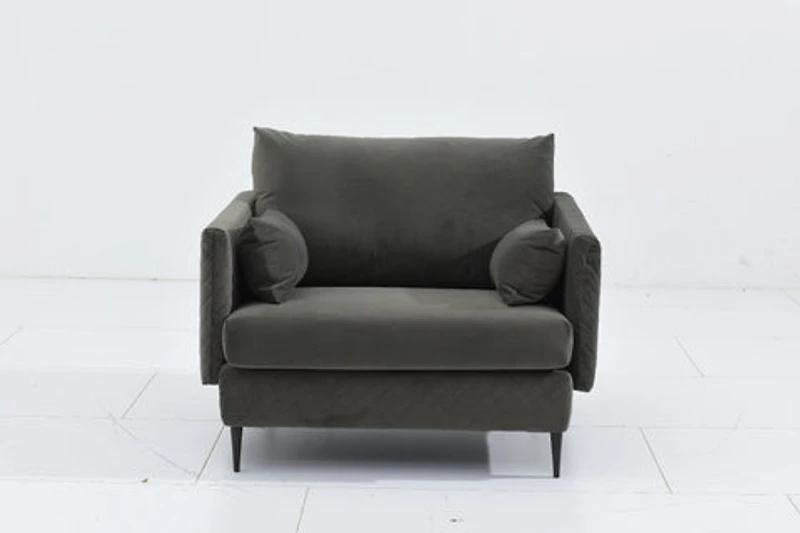 Nico Fabric Chair-Grey