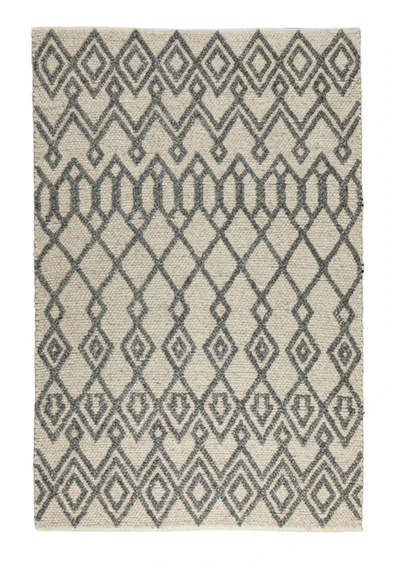 FINTONA HAND WOVEN RUG BEIGE