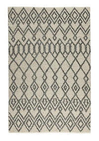 FINTONA HAND WOVEN RUG BEIGE