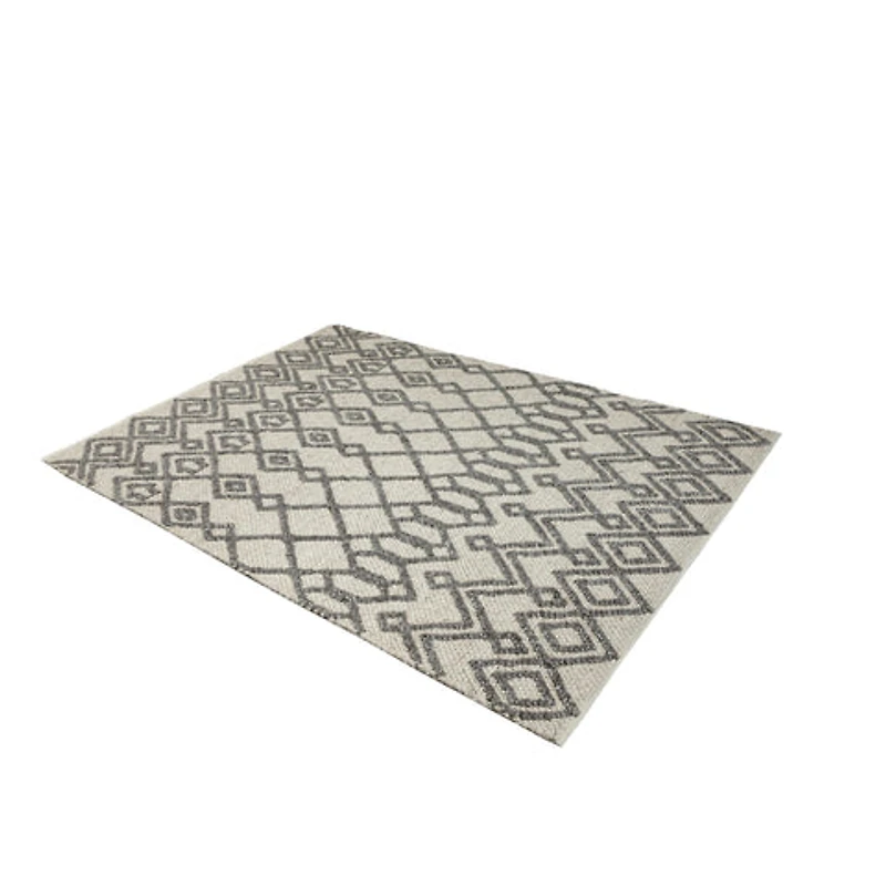 FINTONA HAND WOVEN RUG BEIGE