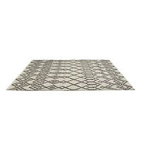 FINTONA HAND WOVEN RUG BEIGE