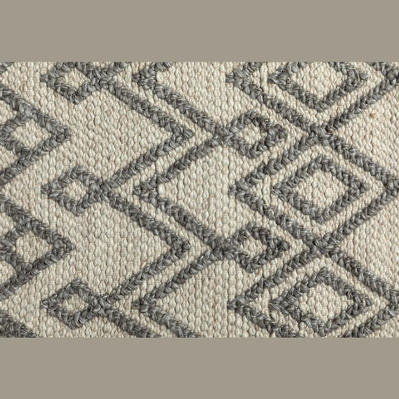 FINTONA HAND WOVEN RUG BEIGE
