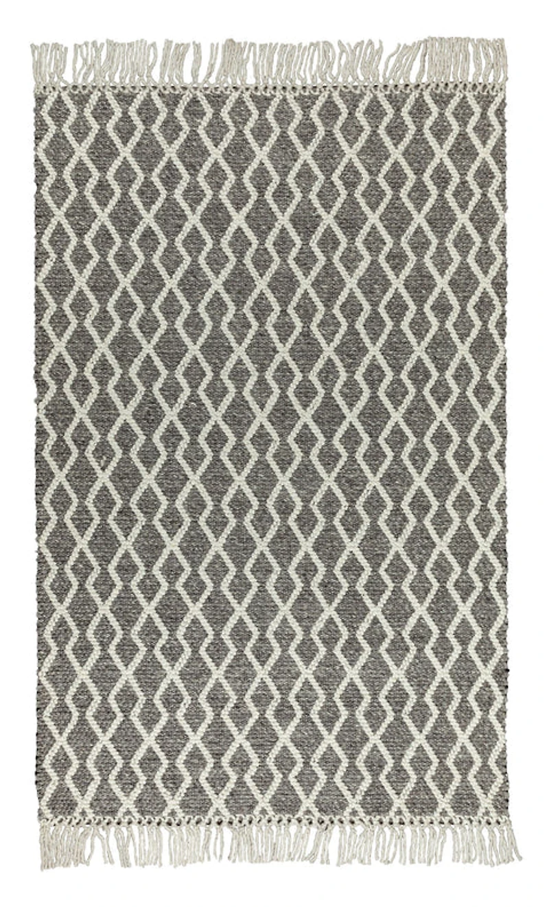 FINTONA HAND WOVEN RUG CREAM/MOCHA