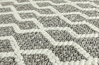 FINTONA HAND WOVEN RUG CREAM/MOCHA