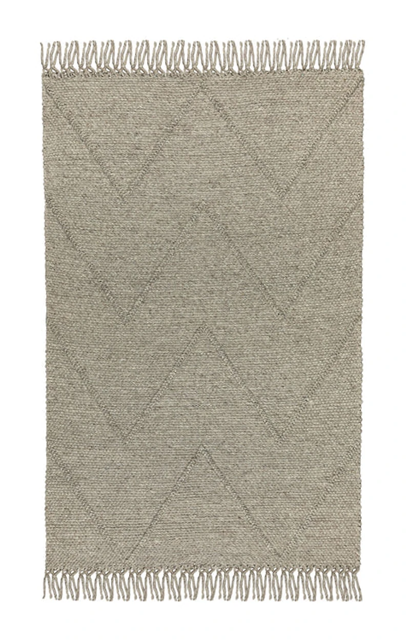 FINTONA HAND WOVEN RUG MOCHA