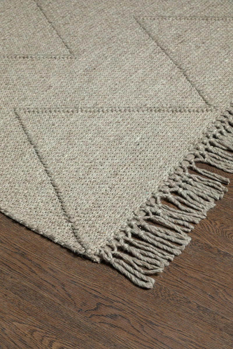 FINTONA HAND WOVEN RUG MOCHA