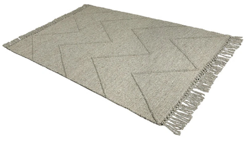 FINTONA HAND WOVEN RUG MOCHA
