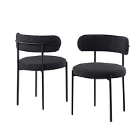 Ronda Dining Chair Boucle Fabric