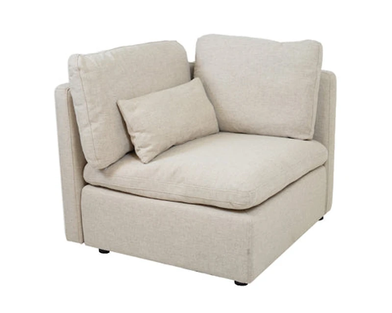 Morgan Modular Sectional Corner - Cream