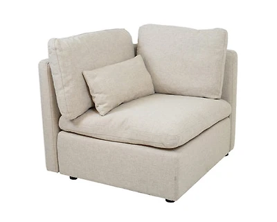 Morgan Modular Sectional Corner - Cream