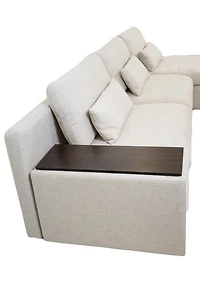 Morgan 3pcs Modular Sectional (Small) - Cream