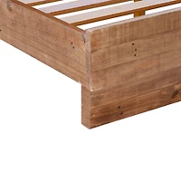 Dovian Queen Bed - Dark Driftwood