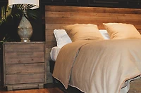 Dovian Queen Bed - Dark Driftwood