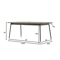 Ridge Dining Table 78"