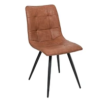 RHODES DINING CHAIR - CAMEL FENGMA