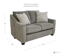St Vincent Loveseat - Proudly Made in Canada