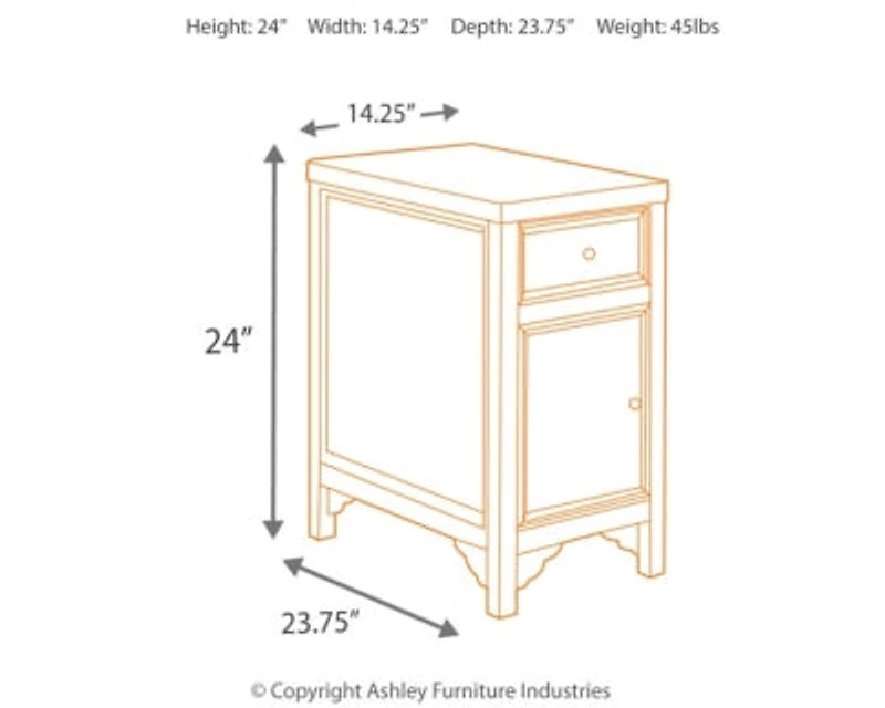 Gavelston Chairside End Table