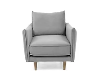 West Chair - Grey - Greater Vancouver Furniture