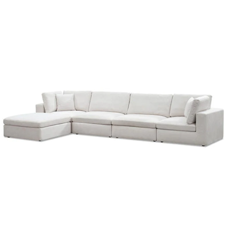 Blanca Modular Fabric Armless Chair