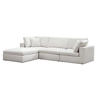 Blanca Modular Fabric Ottoman