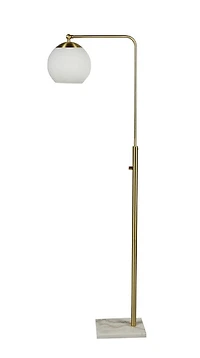 Sphere Antique Brass floor lamp